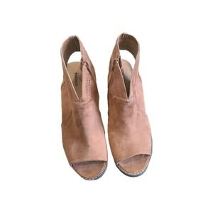 Sonoma Goods For Life‎ Thelma Whiskey Cutout Peep Toe Ankle Boot Women's Sz 10M